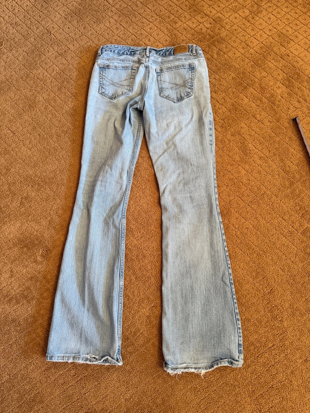 Aeropostale Hailey Skinny Flare Jeans 5/6 Long Low Rise Medium Wash - Picture 7 of 7